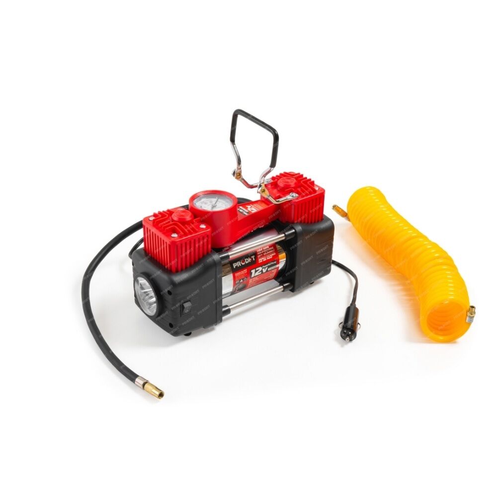 PRODHT D12070002 12 V Çift Pistonlu Mini Hava Kompresörü