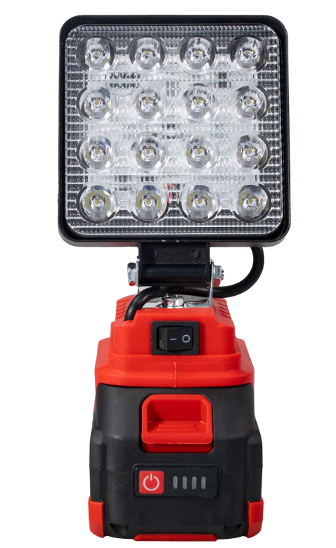 16 Ledli Çalışma Işığı - Spot/Flood Modlu ve Type-C Şarjlı