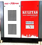 Kuletaş RE-75PM İnvertör Motorlu Endüstriyel Vidalı Hava Kompresörü 75 Hp