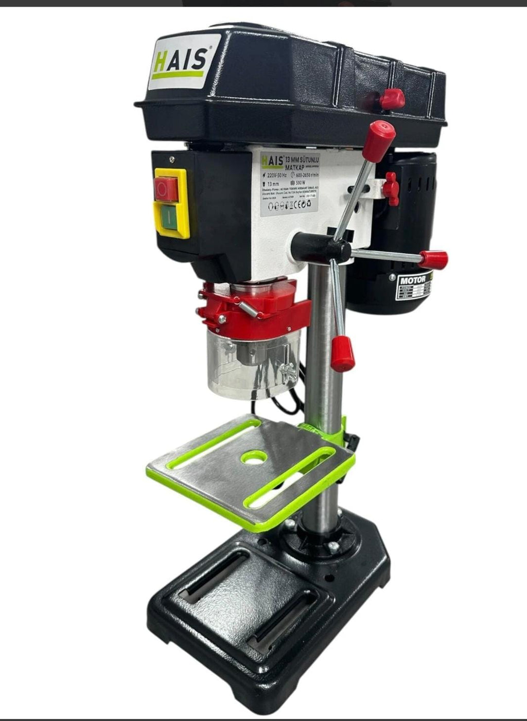 Hais 13 mm Sütunlu Matkap Tezgahı 500W